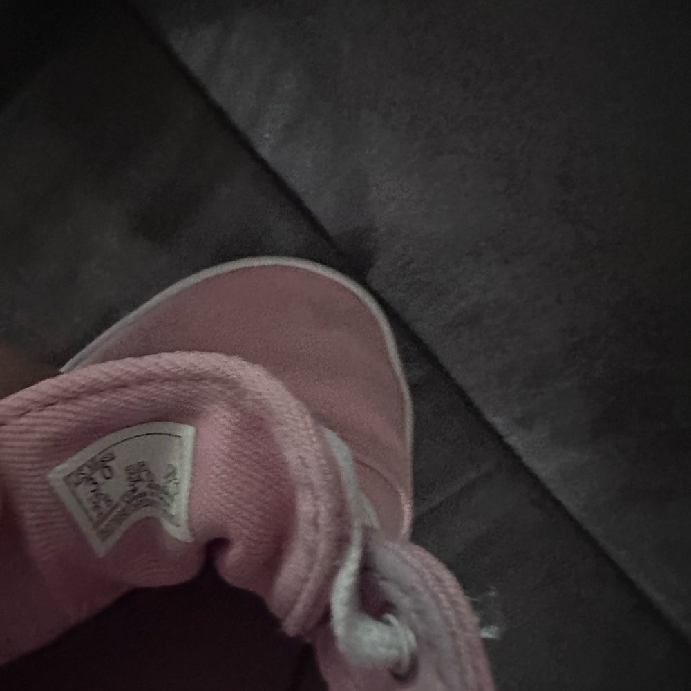 VANS Girls Pink Sneaker Shoes 3 youth - Picture 7 of 7